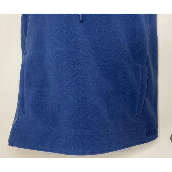 NOBULL Sleeveless Microplush Fleece Blue  - Small Cowl Neck - Picture 6 of 12